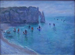 Monet - Étretat, la Porte d'Aval