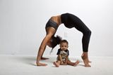 Yoga with child