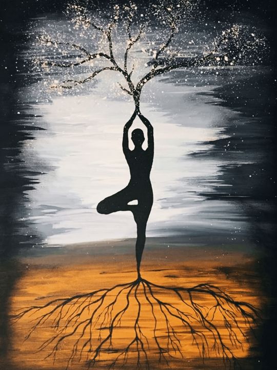 yoga paintings art