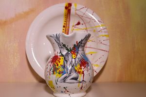 tognana dish and wine holder - albo gallery