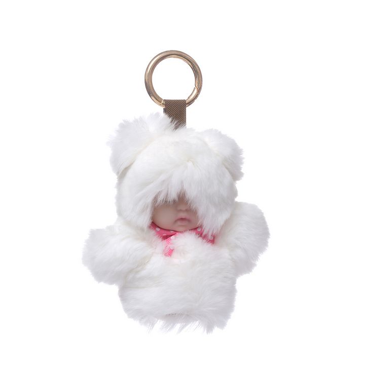 Rabbit Fur Bear Keychain Camel - URSFUR - Textile & Apparel, Other Textile  - ArtPal