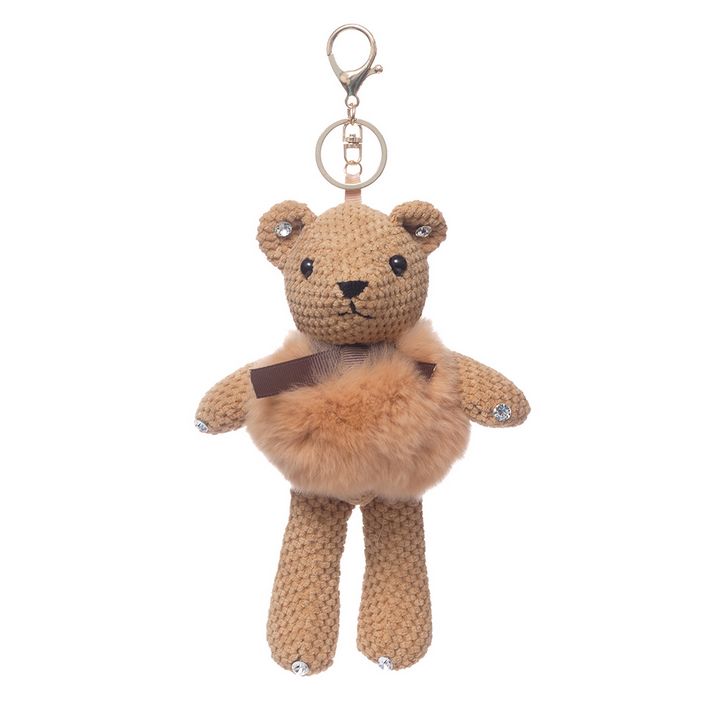 vuitton teddy bear keychain