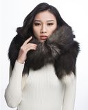 URSFUR Silver Fox Fur Boa Scarf - URSFUR - Textile & Apparel, Other Textile  - ArtPal