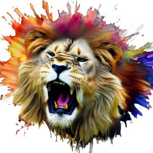 Roaring Lion Splash art - Gareth Parkes