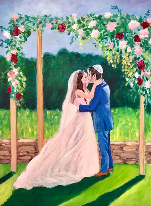 Wedding Portrait - Faye Rose Art - Paintings & Prints, People & Figures ...