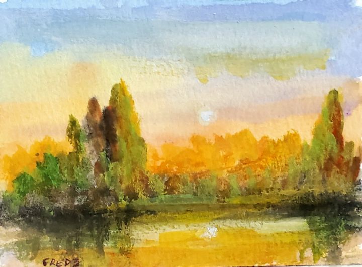 Golden Hour - Fred 3 Mini Paintings and Photography - Paintings ...