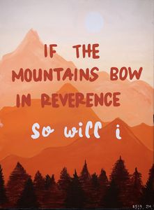 If the Mountains Bow in Reverence