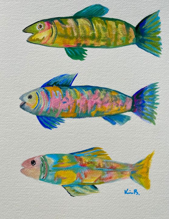 Stacked Up - KimB Originals - Paintings & Prints, Animals, Birds ...