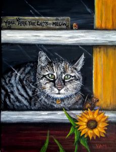 Cat in the Window - Vicki A. Morlan VAM