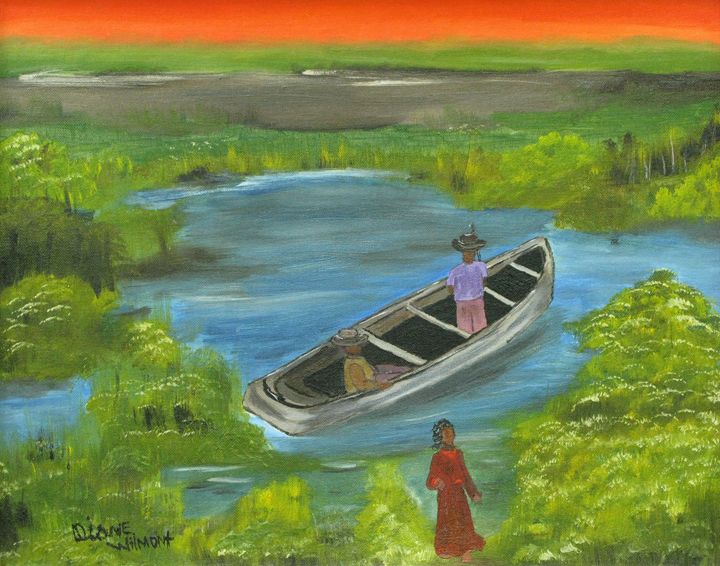 The Fishing Hole - The Essence of Expressions - Paintings & Prints ...