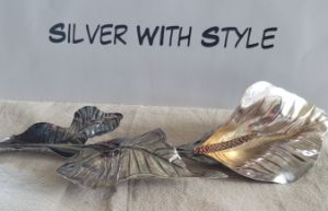 Hand made 999 fine silver Calla Lily - Dixiesilverminer