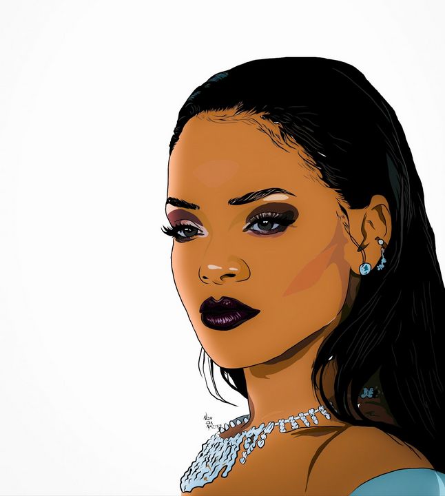 Rihanna - Nox da Artist - Digital Art, People & Figures, Celebrity,  Musicians - ArtPal