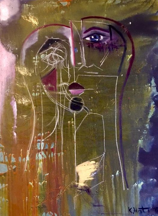 Act II - Kaltrina Hoti - Paintings & Prints, Abstract, Figurative - ArtPal