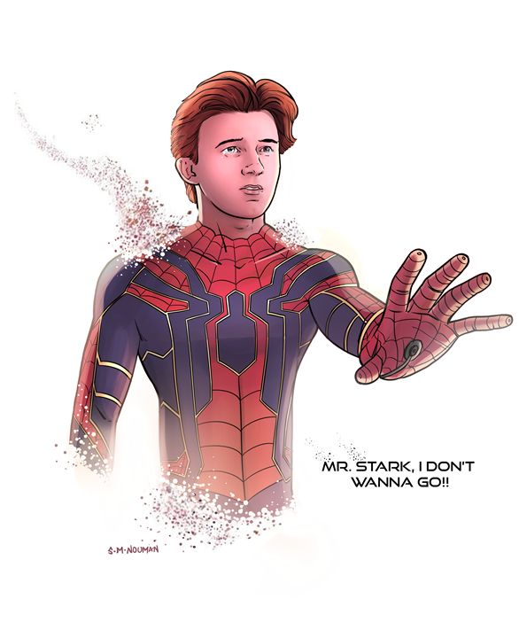 SpiderMan - Avengers : Infinity War - Nouman Syed - Drawings &  Illustration, People & Figures, Animation, Anime, & Comics, Comics - ArtPal