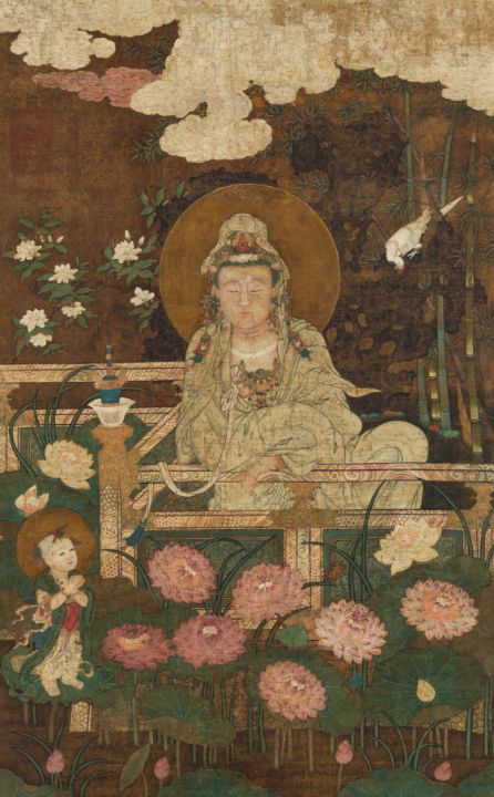 Guanyin as the Nine-Lotus Bodhisattv - Classical Artworks Bay - Paintings &  Prints, People & Figures, Other People & Figures, Male - ArtPal
