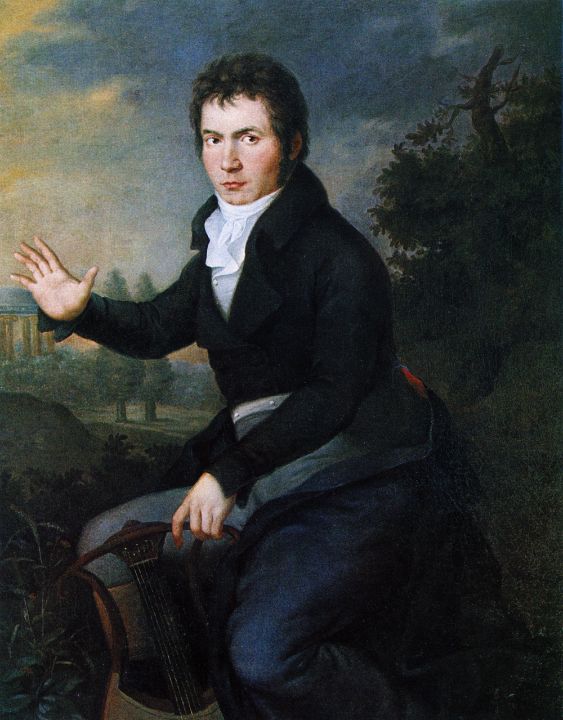 Portrait of van Beethoven - Classical Artworks Bay - Paintings