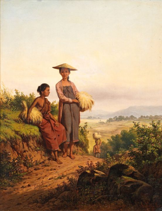 Bringing home the harvest - Classical Artworks Bay - Paintings