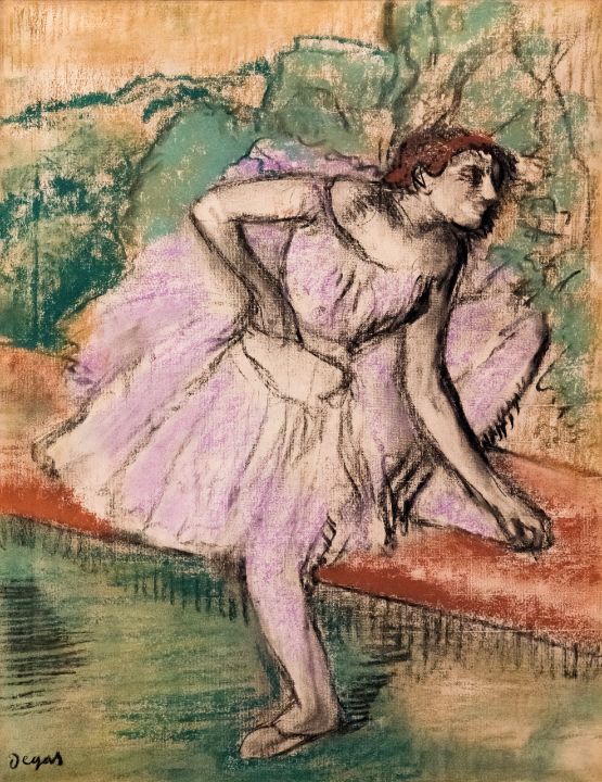 Fine Art Reproduction. the Ballet Drawings of Edgar Degas Dancer Executing Port  De Bras, C. 1880. Fine Art Print. 