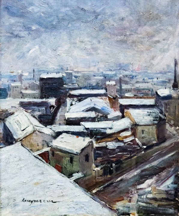 The roofs of Paris seen from Montmar - Classical Artworks Bay