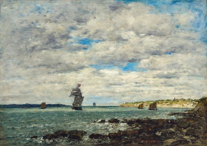 Coast of Brittany - Classical Artworks Bay - Paintings & Prints, People &  Figures, Other People & Figures, Male - ArtPal