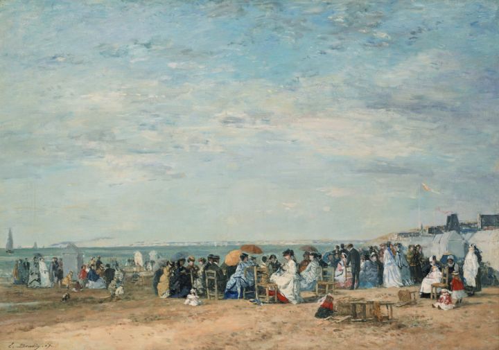 Beach of Trouville - Classical Artworks Bay