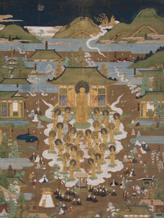 Taima Temple Mandala Amida Welcomes - Classical Artworks Bay