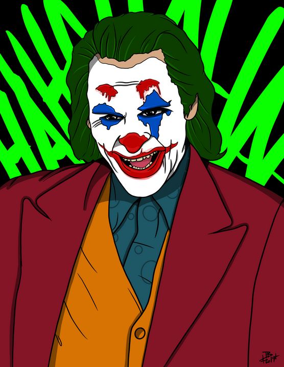 Joaquin Phoenix Joker - Ian Bennett Art