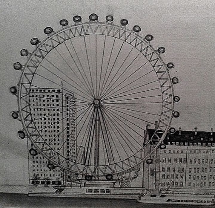 London Eye Catherine Drawings & Illustration, Buildings