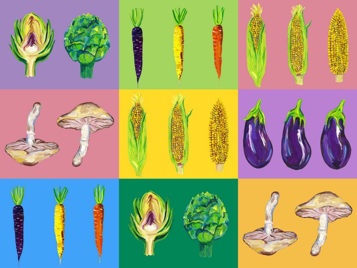 vegetable paintings by famous artists
