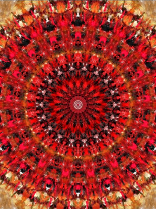 Red Mandala - Corbin Whittle