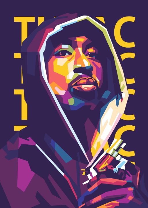 Tupac Shakur - AMD Creative - Drawings & Illustration, People & Figures ...