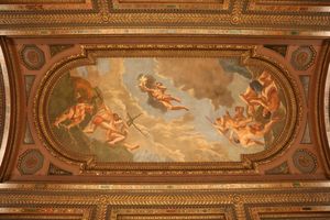NYC Public Library Ceiling Mural