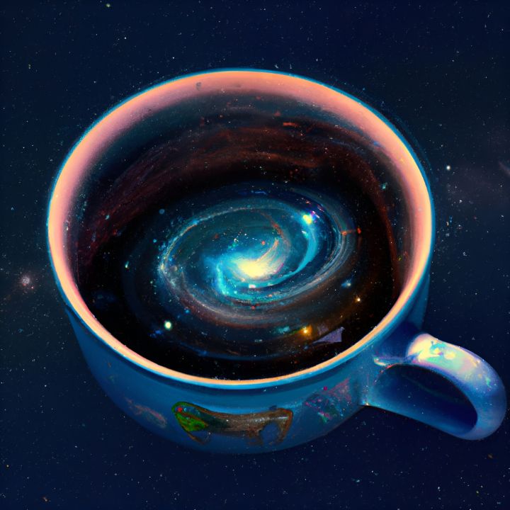 Cosmic Coffee Cup - Christine aka stine1 - Digital Art, Astronomy 