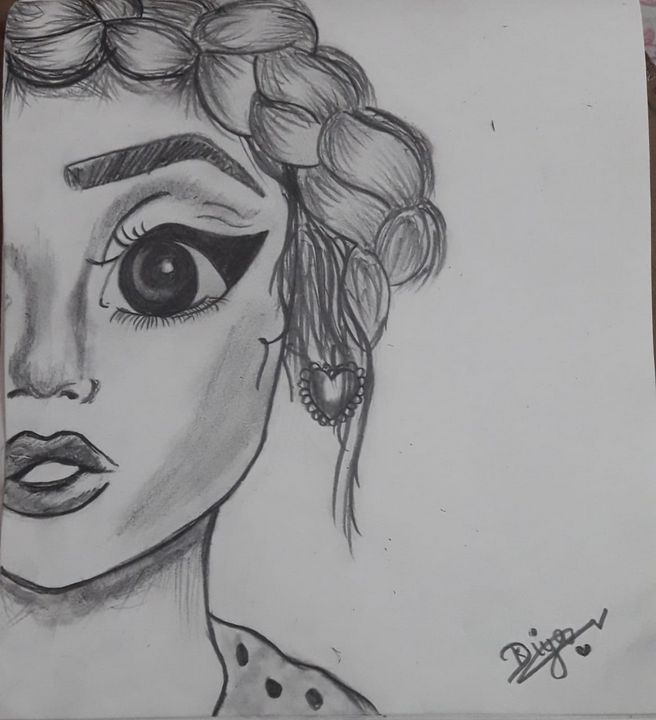 Pencil Sketch By Student Diya Thakur by kashunutz on DeviantArt