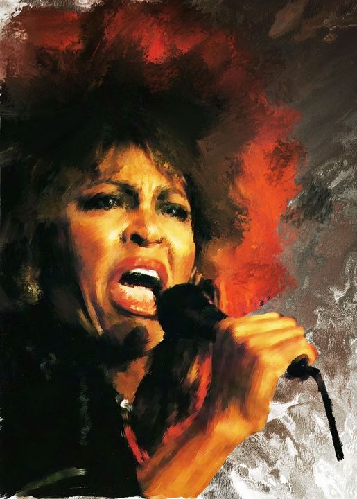 Tina Turner Painting - Brian Tones - Paintings & Prints, People