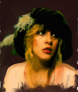 Stevie Nicks Portrait by Brian Tones