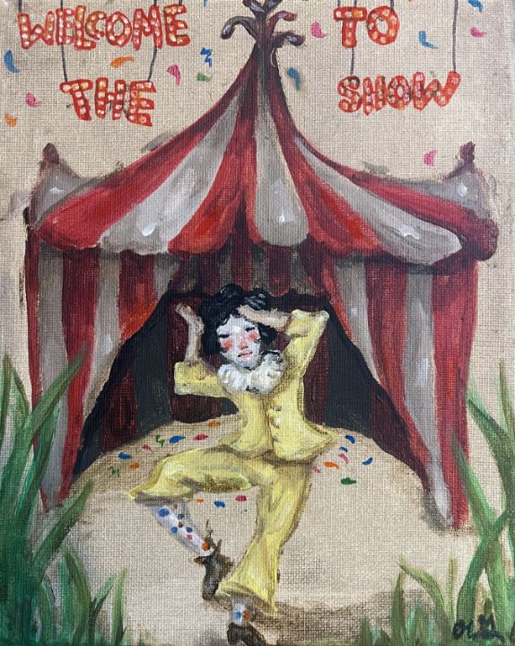 Welcome to the Show - Art by O - Paintings & Prints, People & Figures ...