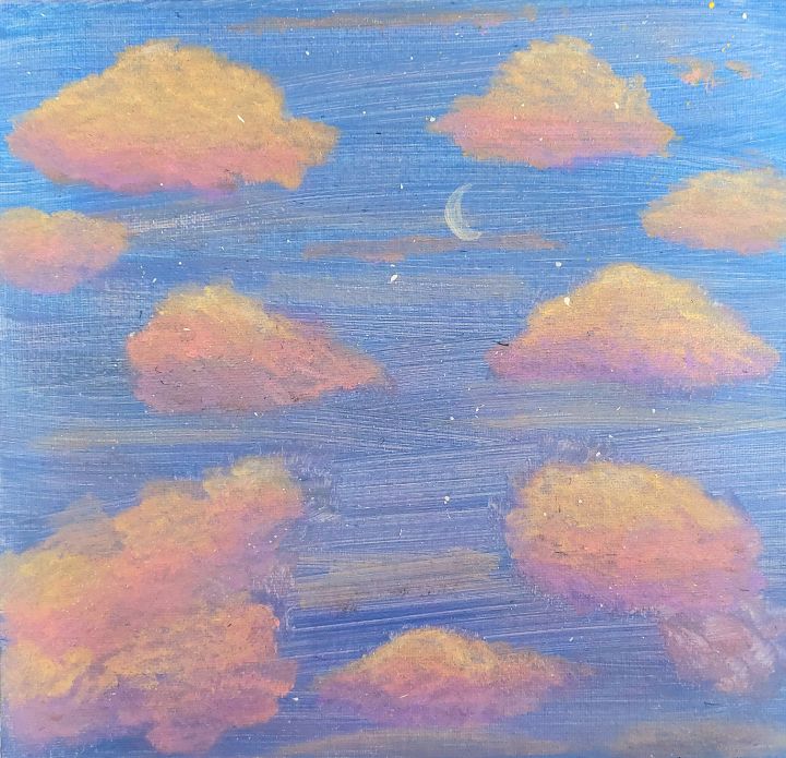 Soft Clouds Acrylic Print