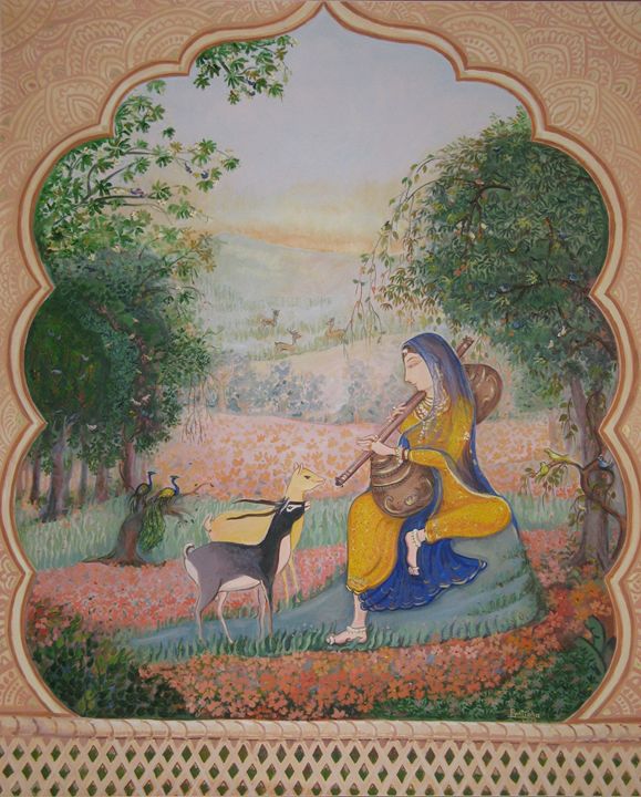 My Dream Garden-10 Painting by vijay kiyawat | Saatchi Art