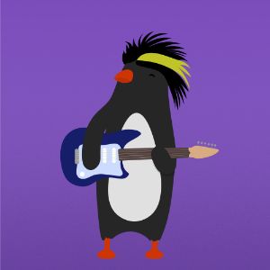 Rock 'n Roll Penguin