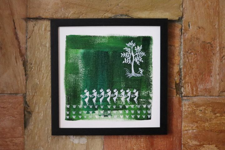 WARLI PAINTING - LILYS CREATION - Paintings & Prints, Ethnic, Cultural, &  Tribal, Other Ethnic, Cultural, & Tribal - ArtPal