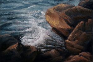 splashing wave