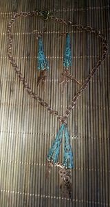 Rustic Metal Necklace  Set