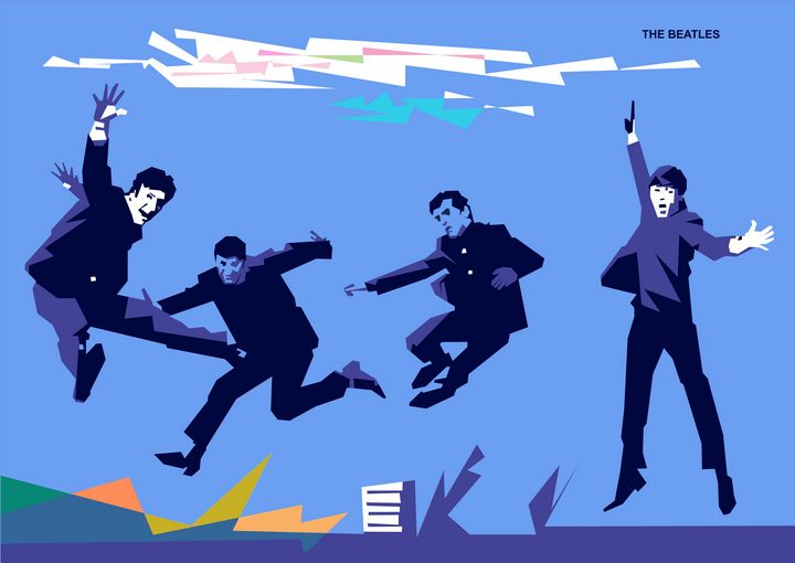 The Beatles - wpap colies - Drawings & Illustration, People