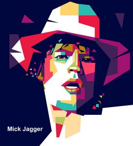 Mick Jagger Portrait