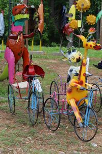 T Rex Cheers the Bike Racers - Nina LaMarca Artistic Photography