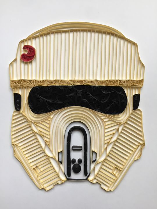 Paper Quilled ShoreTrooper - WhipsQuilling