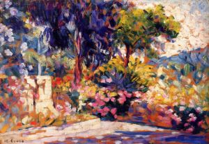 Still Life with Bottle of Wine - Henri-Edmond Cross - Paintings