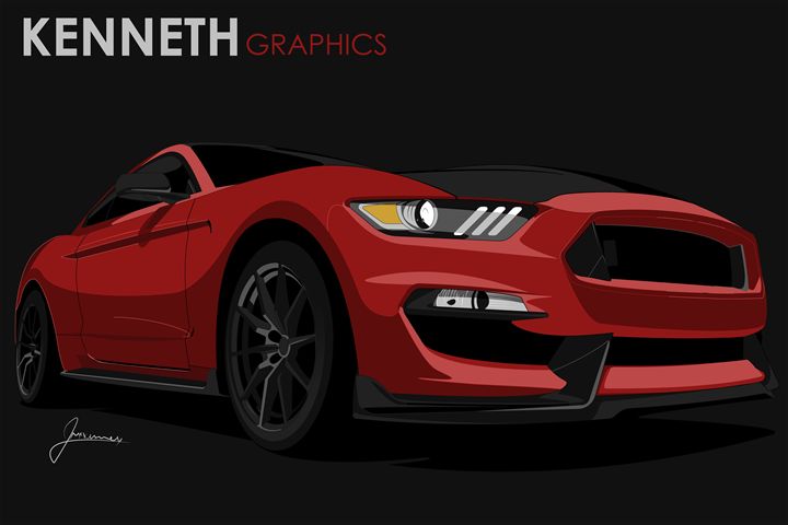 2016 GT350 Red - Kenneth Graphics
