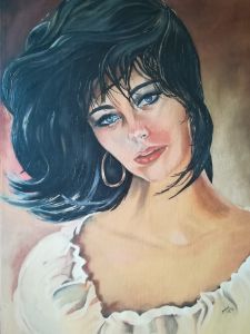 Oil Painting ~ Sophia Loren - Sticks And Stones Antiquity - Paintings &  Prints, People & Figures, Celebrity, Actresses - ArtPal